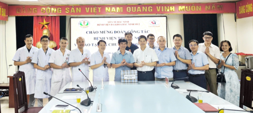 BỆNH VIỆN ĐA KHOA BẮC NINH SỐ 2 TIẾP VÀ LÀM VIỆC VỚI BỆNH VIỆN TIM HÀ NỘI VỀ KHẢO SÁT, TRAO ĐỔI CÔNG TÁC ĐÀO TẠO VÀ CHUYỂN GIAO KỸ THUẬT TIM MẠCH BỆNH VIỆN ĐA KHOA BẮC NINH SỐ 2 TIẾP VÀ LÀM VIỆC VỚI BỆNH VIỆN TIM HÀ NỘI VỀ KHẢO SÁT, TRAO ĐỔI CÔNG TÁC ĐÀO TẠO VÀ CHUYỂN GIAO KỸ THUẬT TIM MẠCH